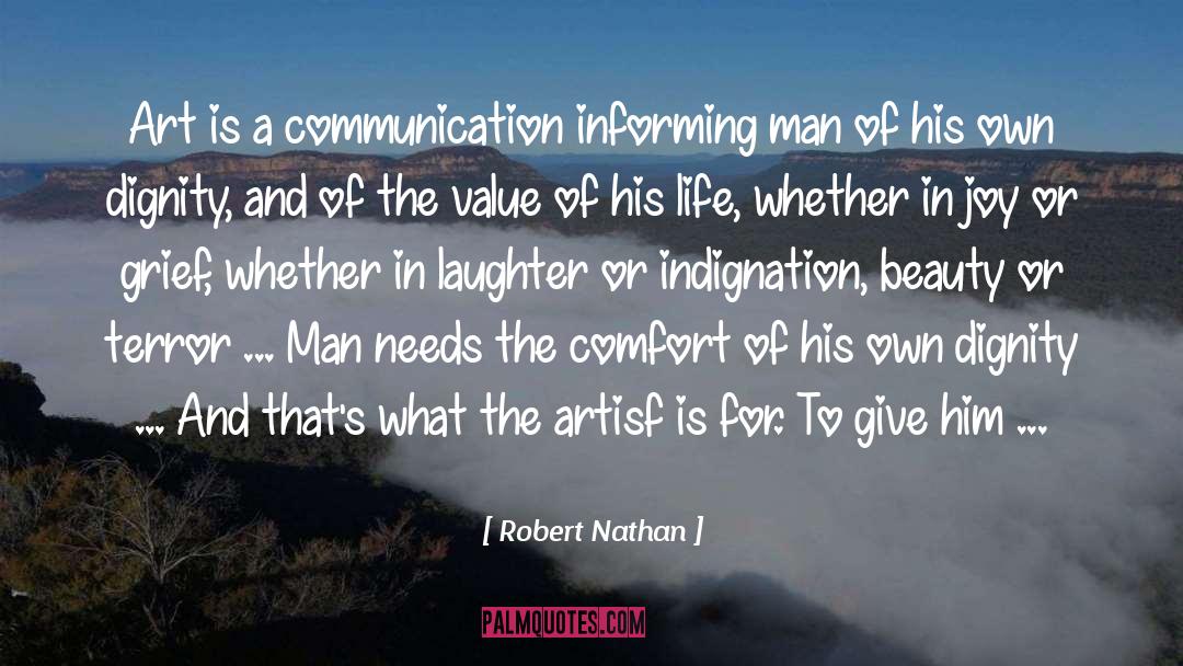 Comfort Grief quotes by Robert Nathan