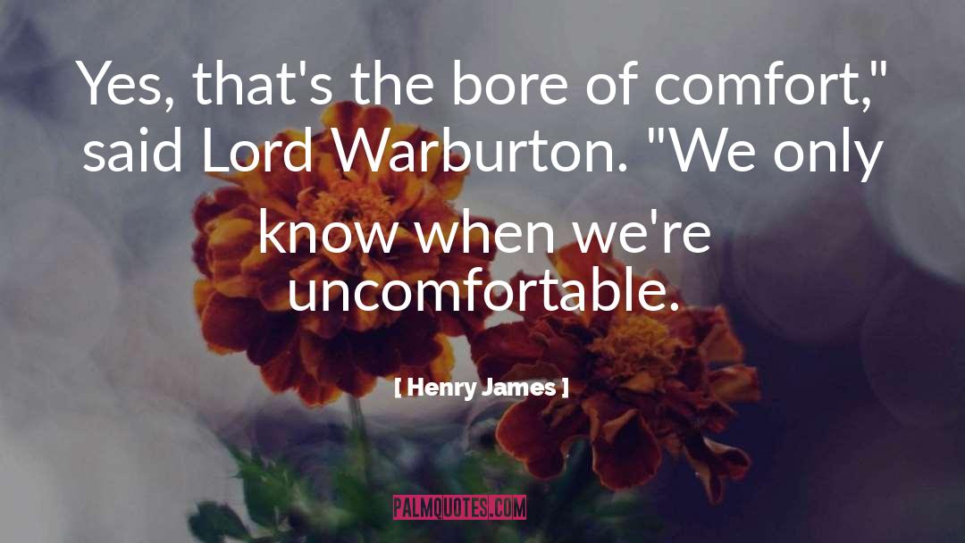 Comfort Lies quotes by Henry James