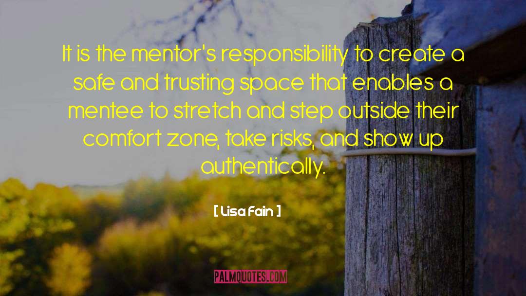 Comfort Zone quotes by Lisa Fain