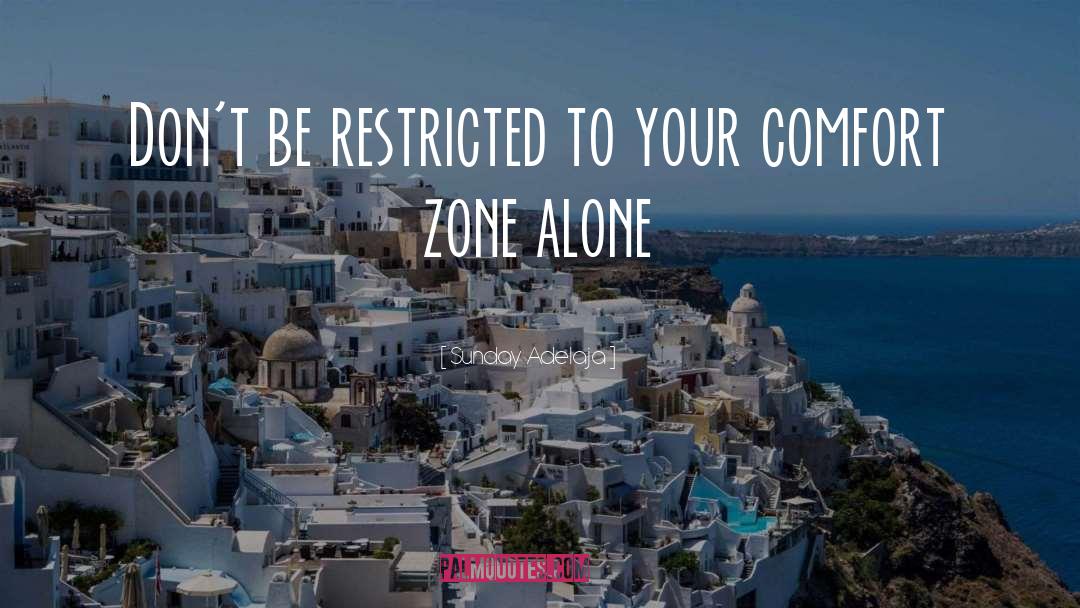 Comfort Zone quotes by Sunday Adelaja