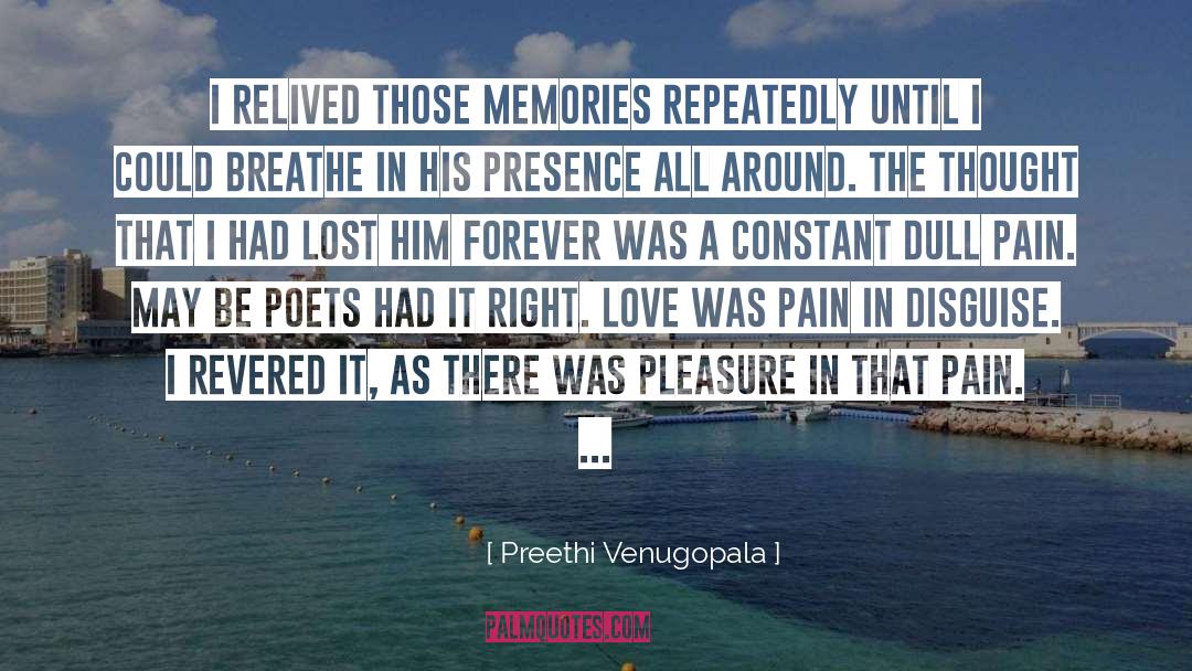 Comfortably Lost quotes by Preethi Venugopala