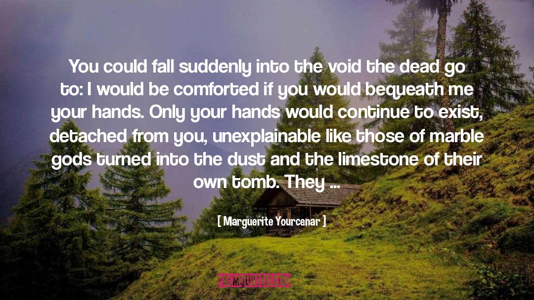 Comforted quotes by Marguerite Yourcenar