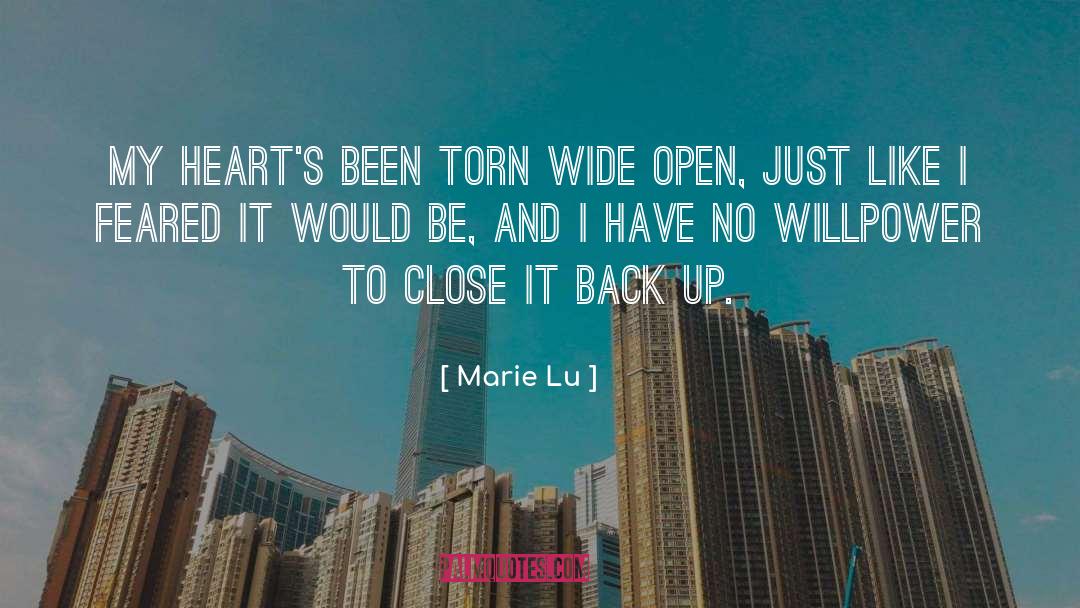 Comforting Heartbreak quotes by Marie Lu