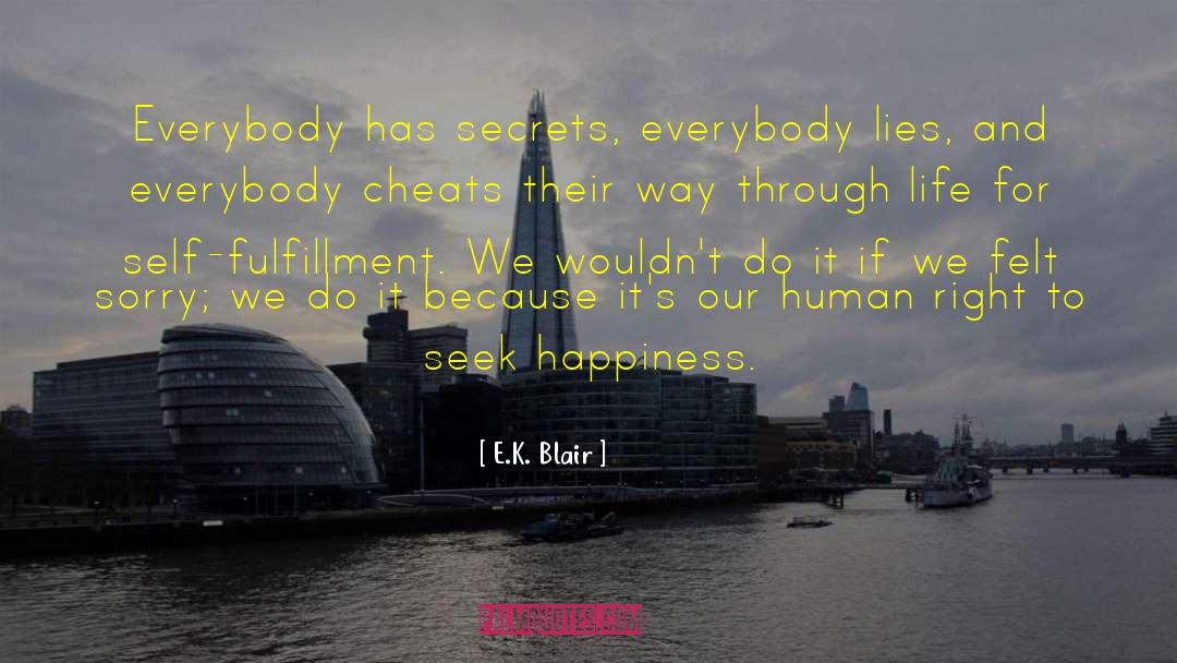 Comforting Lies quotes by E.K. Blair