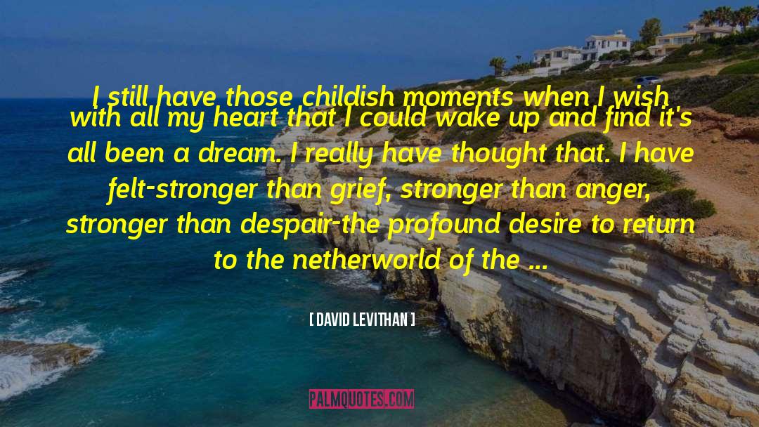 Comforting Thought quotes by David Levithan