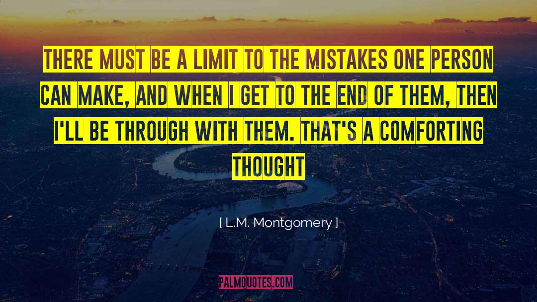 Comforting Thought quotes by L.M. Montgomery