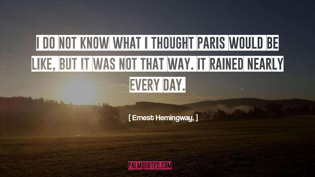 Comforting Thought quotes by Ernest Hemingway,