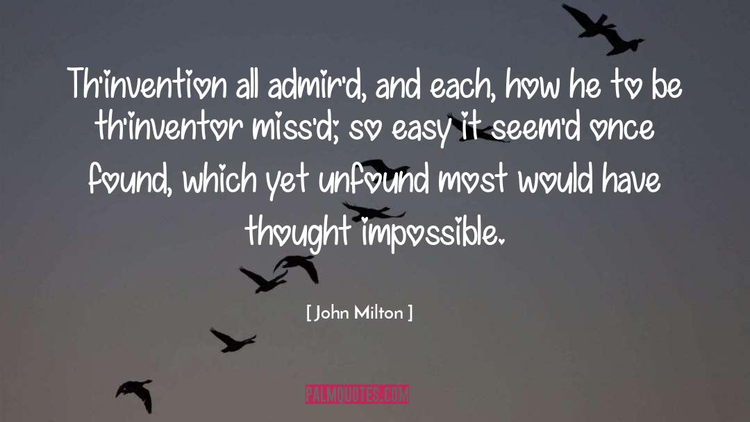 Comforting Thought quotes by John Milton