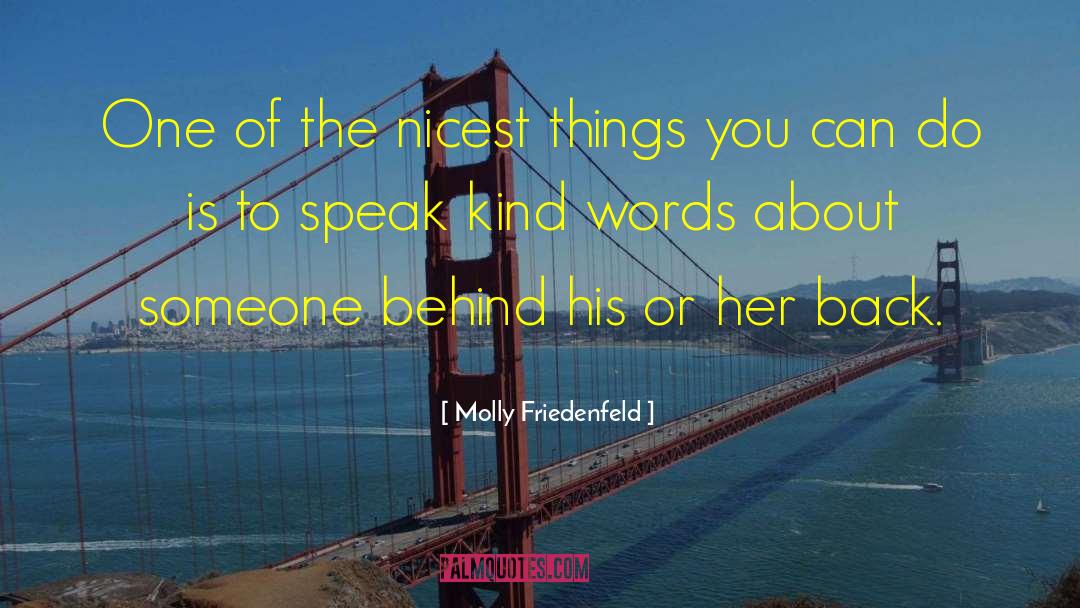 Comforting Words quotes by Molly Friedenfeld