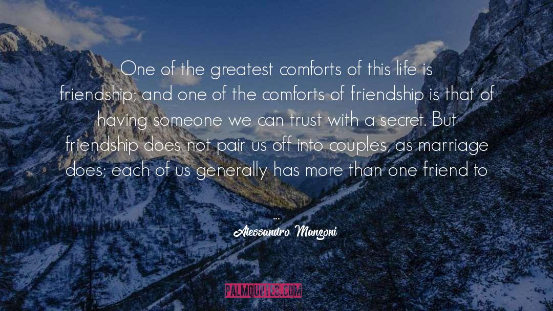 Comforts quotes by Alessandro Manzoni