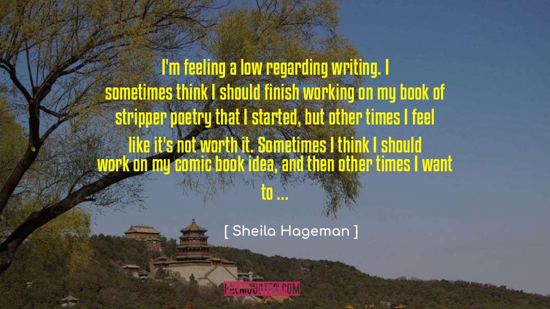 Comic Con quotes by Sheila Hageman