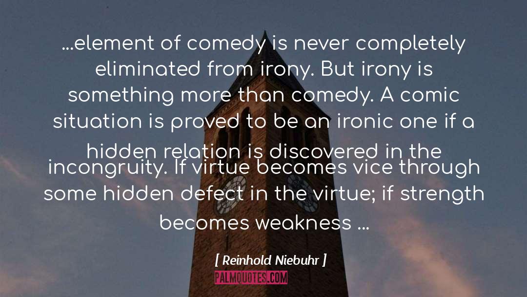 Comic Novel quotes by Reinhold Niebuhr