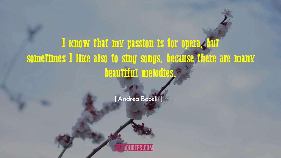 Comic Opera quotes by Andrea Bocelli