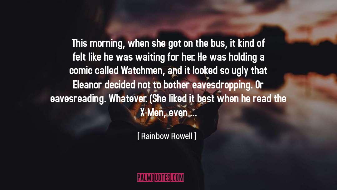 Comic quotes by Rainbow Rowell