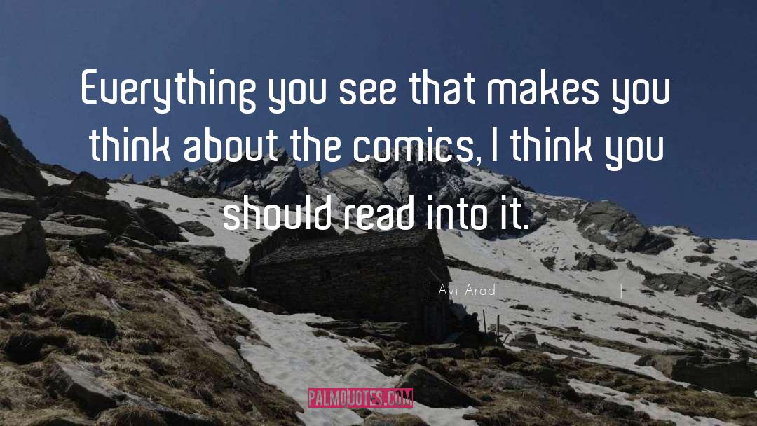 Comics quotes by Avi Arad