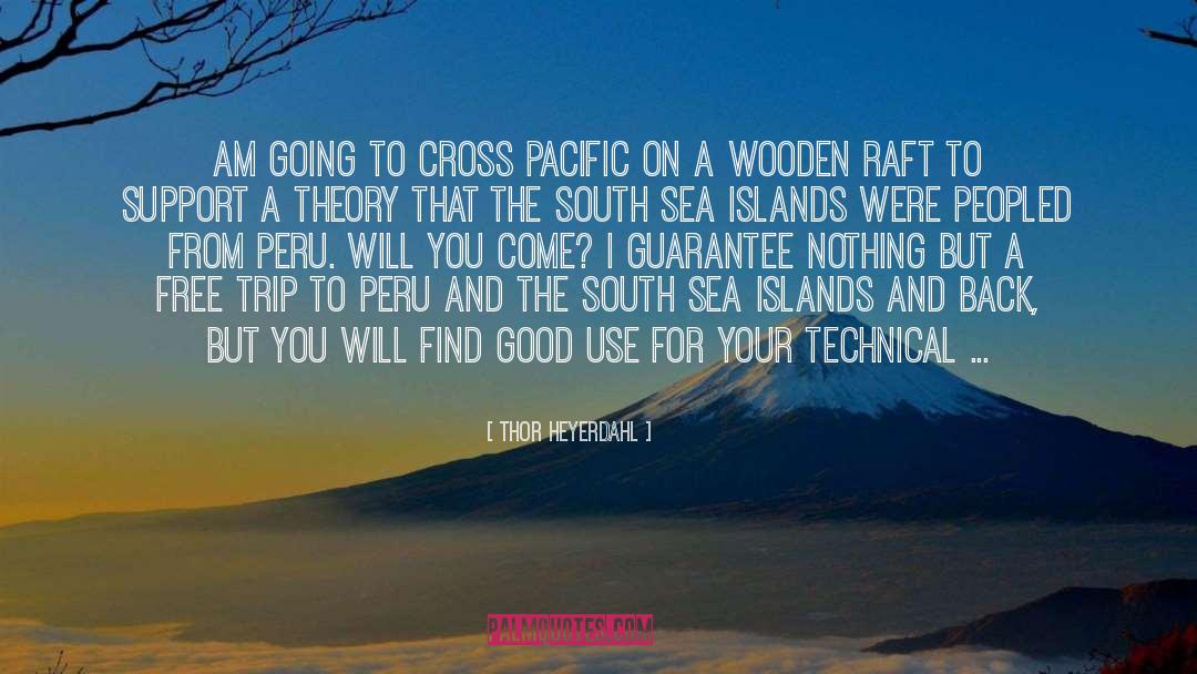 Coming Back From A Trip quotes by Thor Heyerdahl