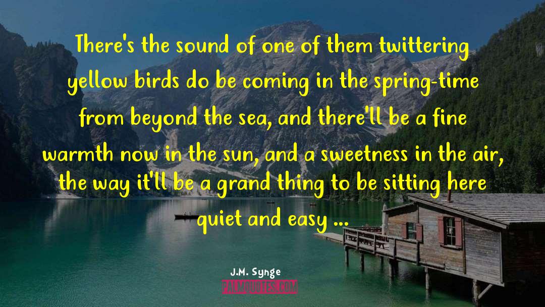 Coming In quotes by J.M. Synge