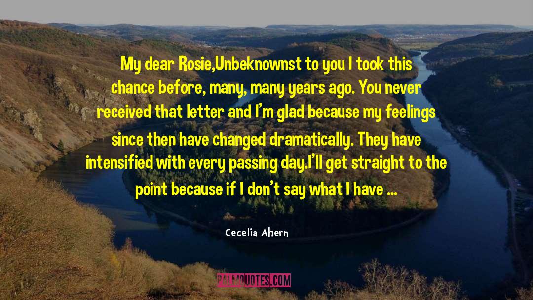 Coming Of Age Love Story quotes by Cecelia Ahern