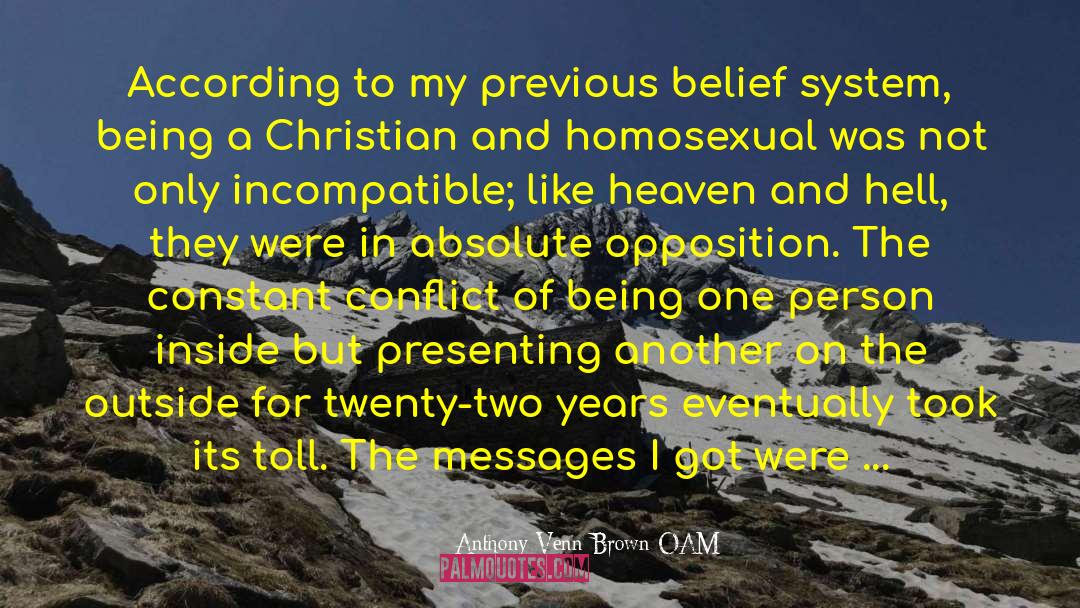 Coming Out Of The Closet quotes by Anthony Venn-Brown OAM
