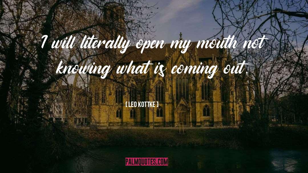 Coming Out quotes by Leo Kottke