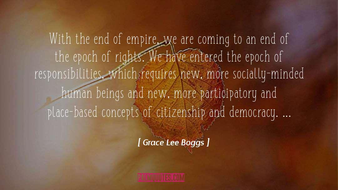 Coming To An End quotes by Grace Lee Boggs