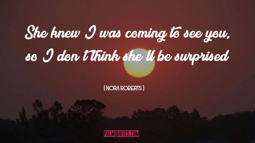 Coming To See You quotes by Nora Roberts