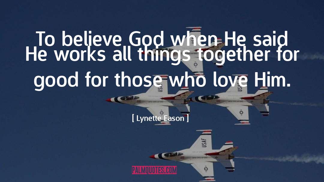 Coming Together quotes by Lynette Eason