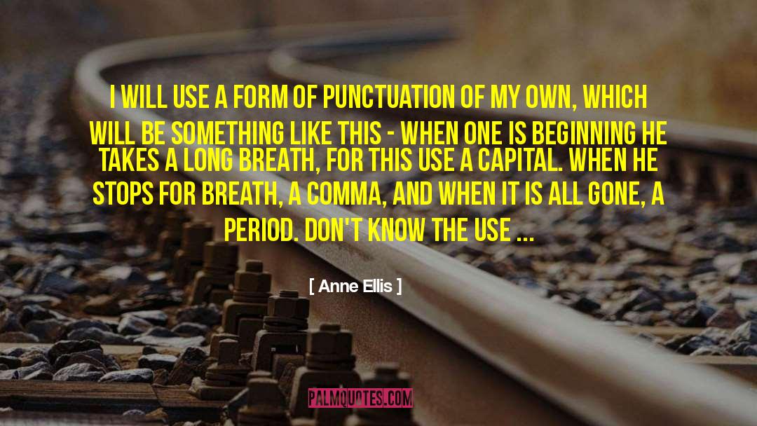 Comma Or Colon Before Block quotes by Anne Ellis