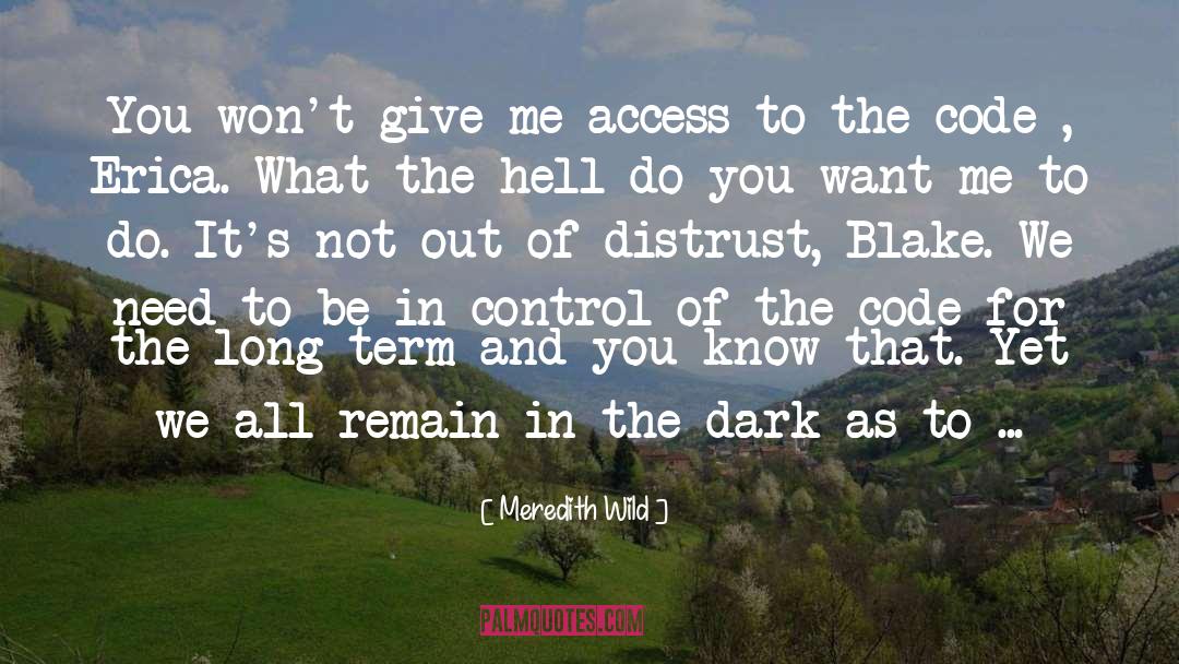 Command And Control quotes by Meredith Wild