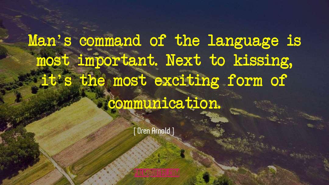 Command Not quotes by Oren Arnold