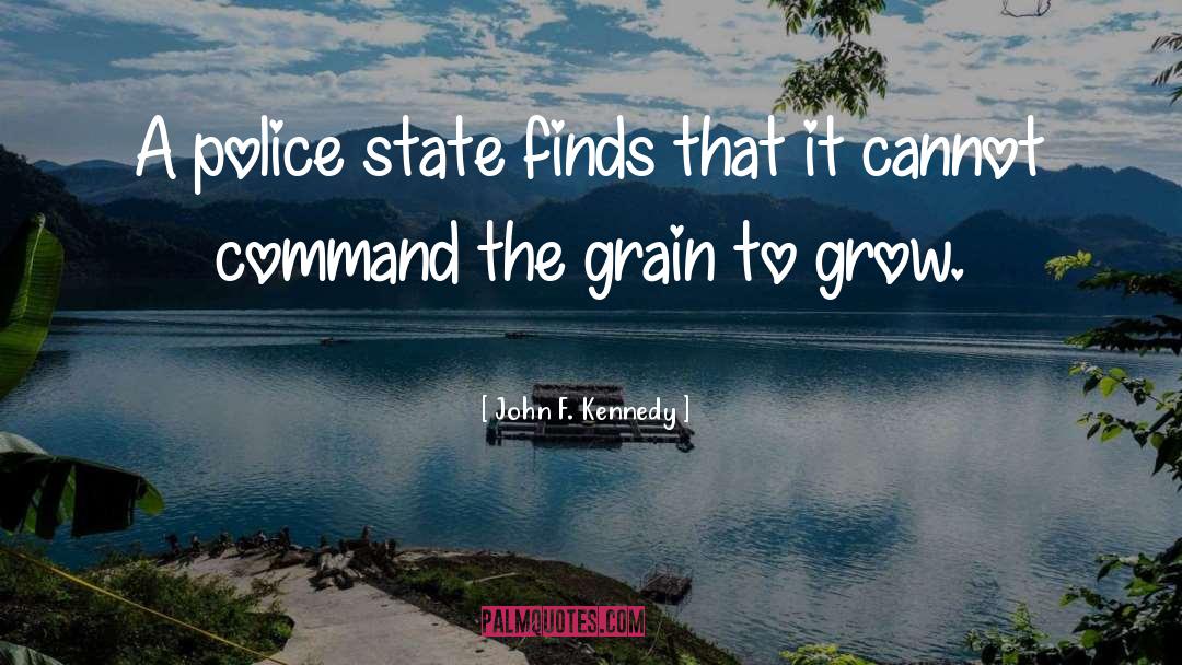 Command Not quotes by John F. Kennedy