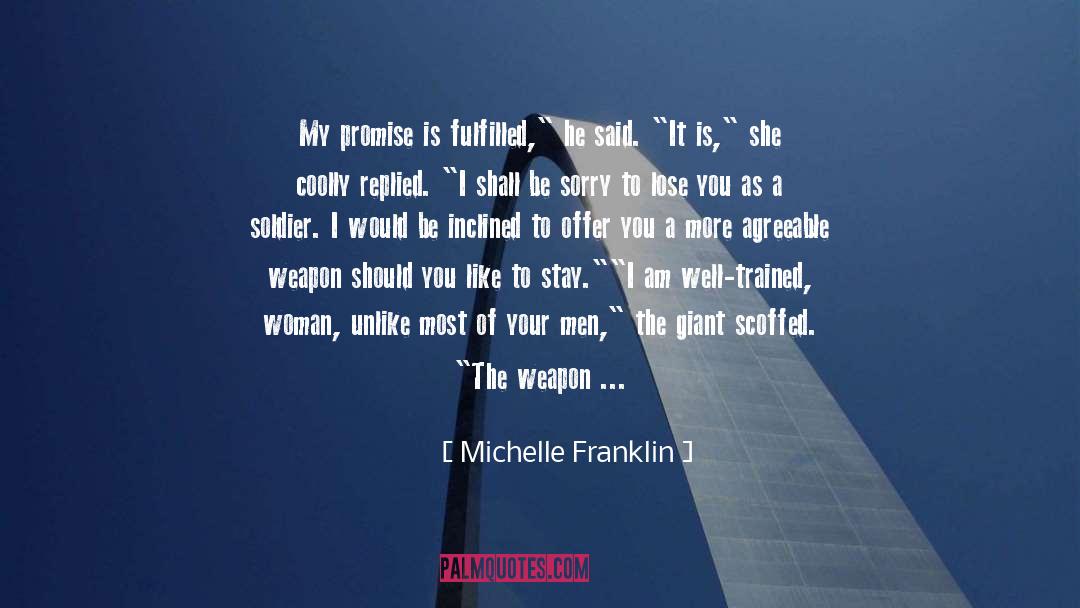 Commander And Den Asaan quotes by Michelle Franklin
