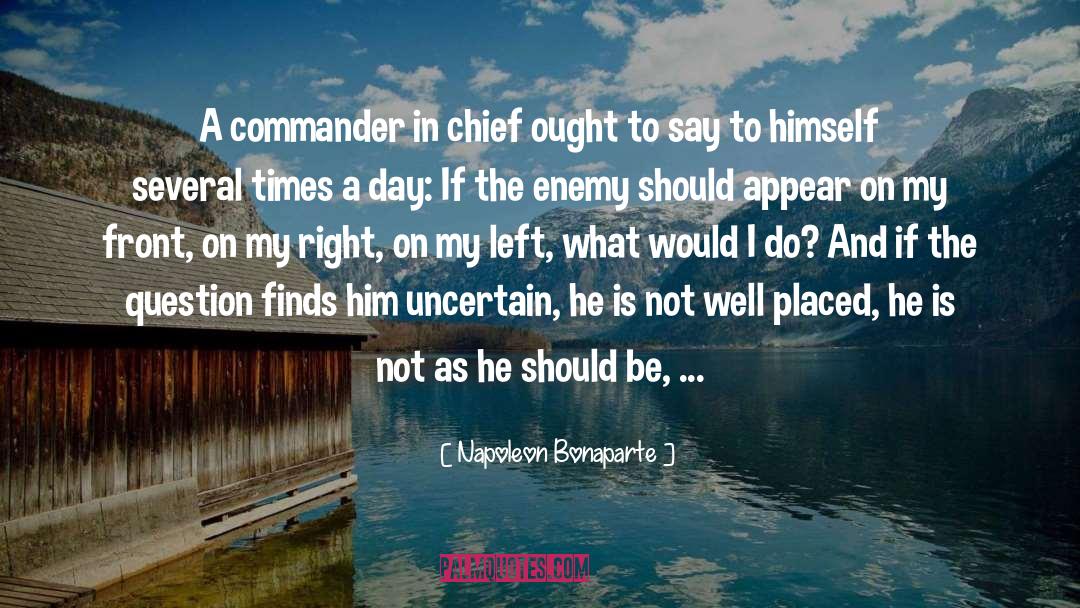 Commander Bumi quotes by Napoleon Bonaparte