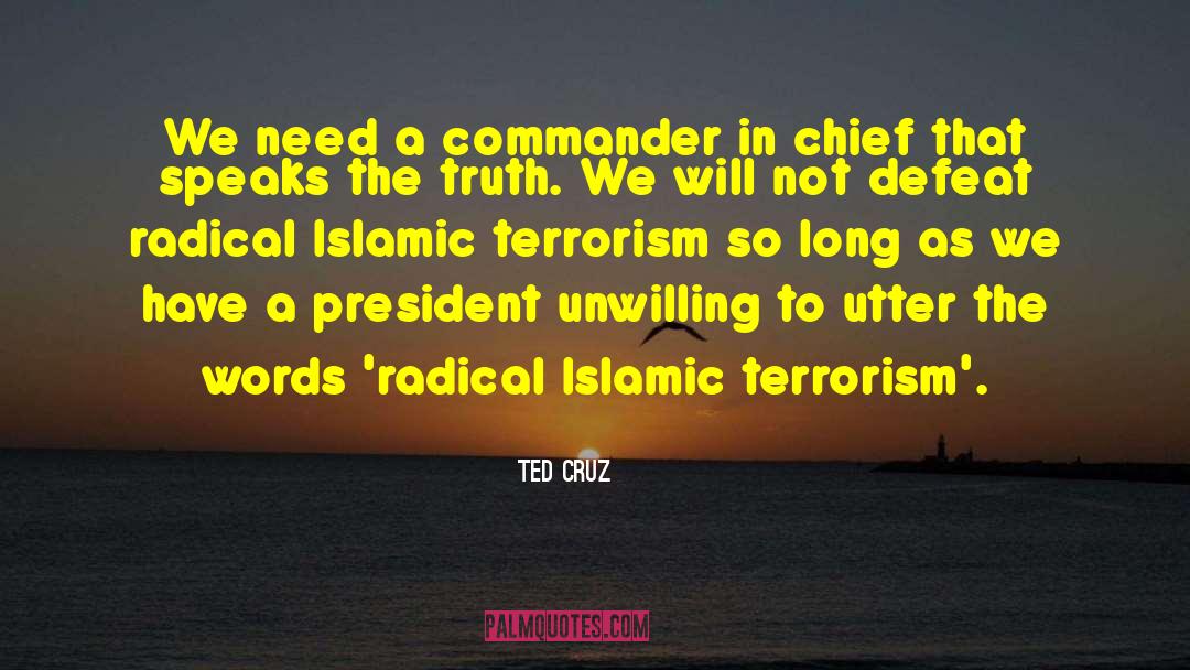 Commander In Chief quotes by Ted Cruz