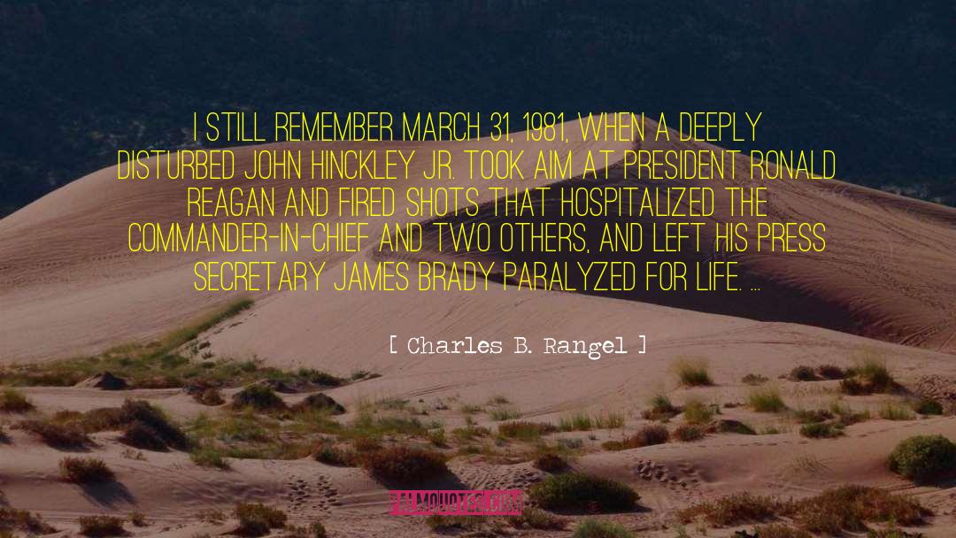 Commander In Chief quotes by Charles B. Rangel