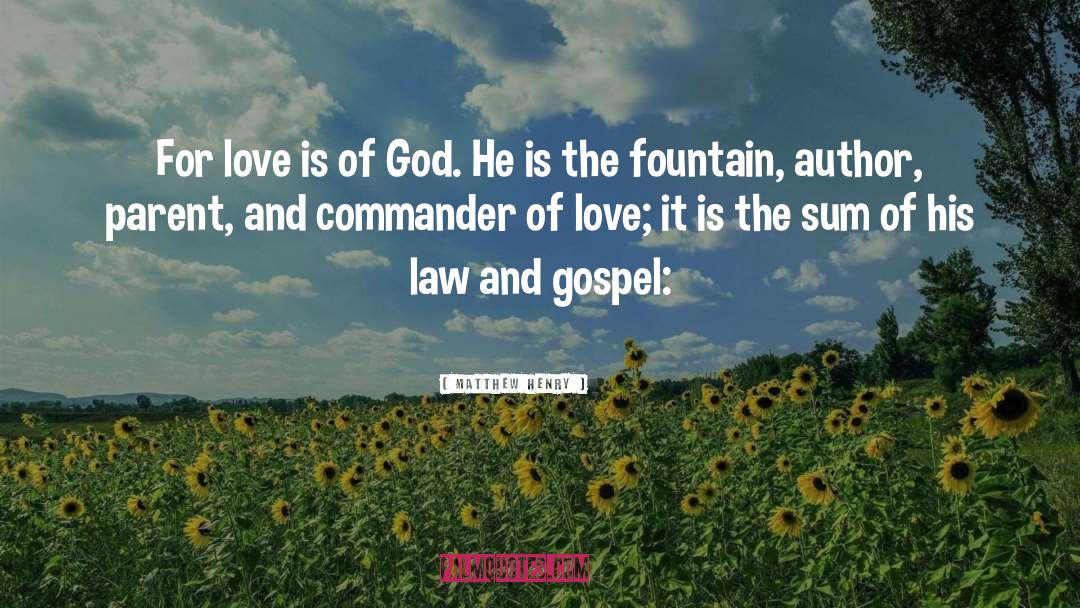 Commander quotes by Matthew Henry