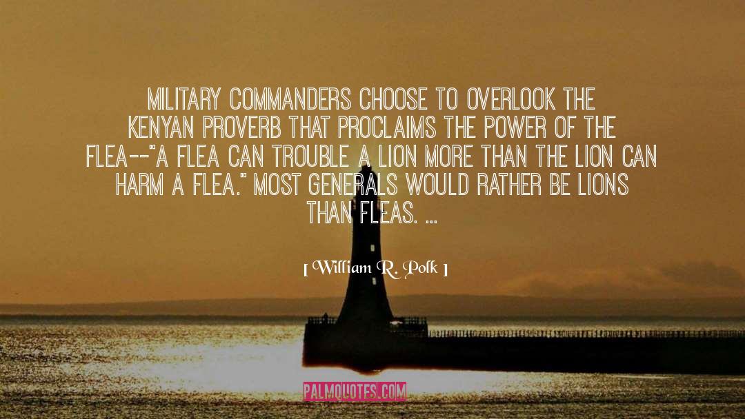 Commanders quotes by William R. Polk