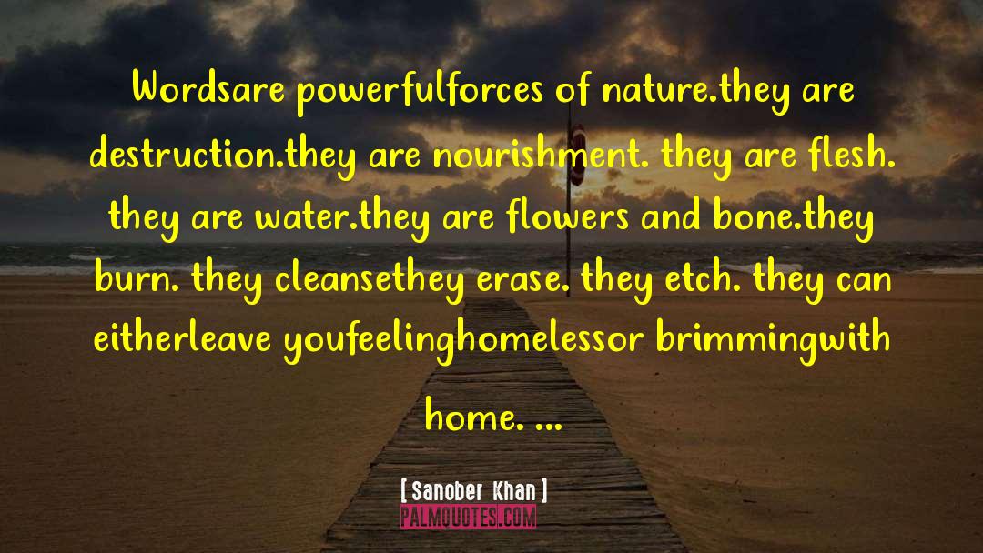 Commanding Nature quotes by Sanober  Khan