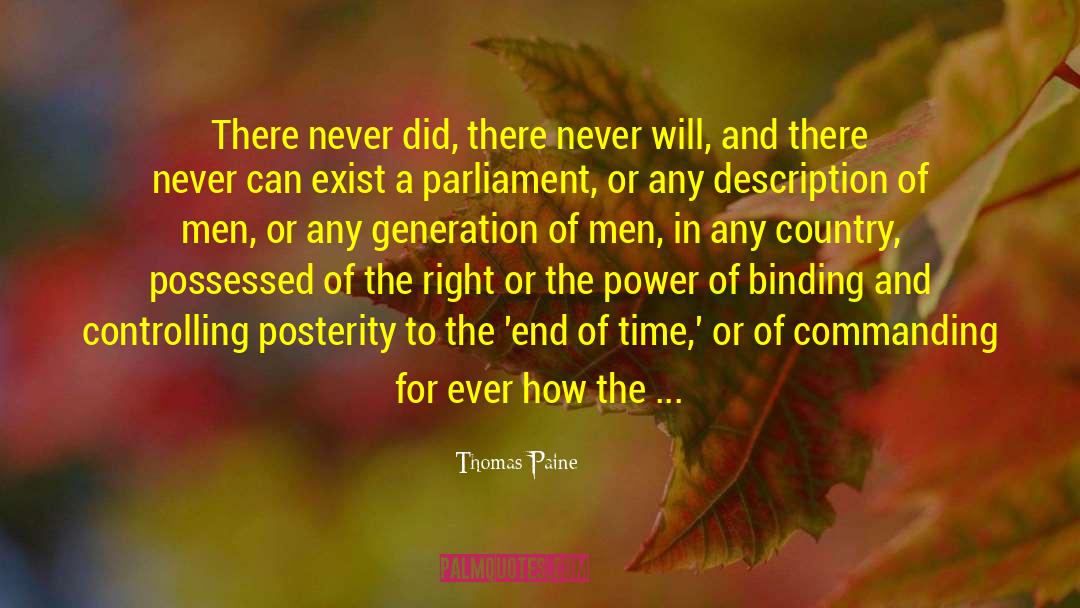 Commanding Others quotes by Thomas Paine