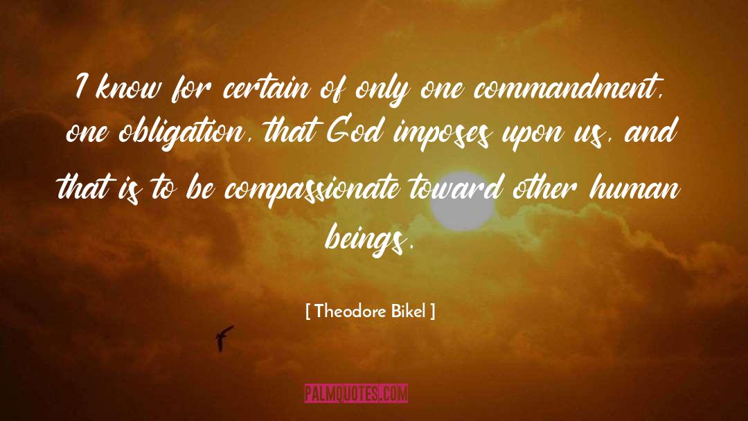 Commandment quotes by Theodore Bikel