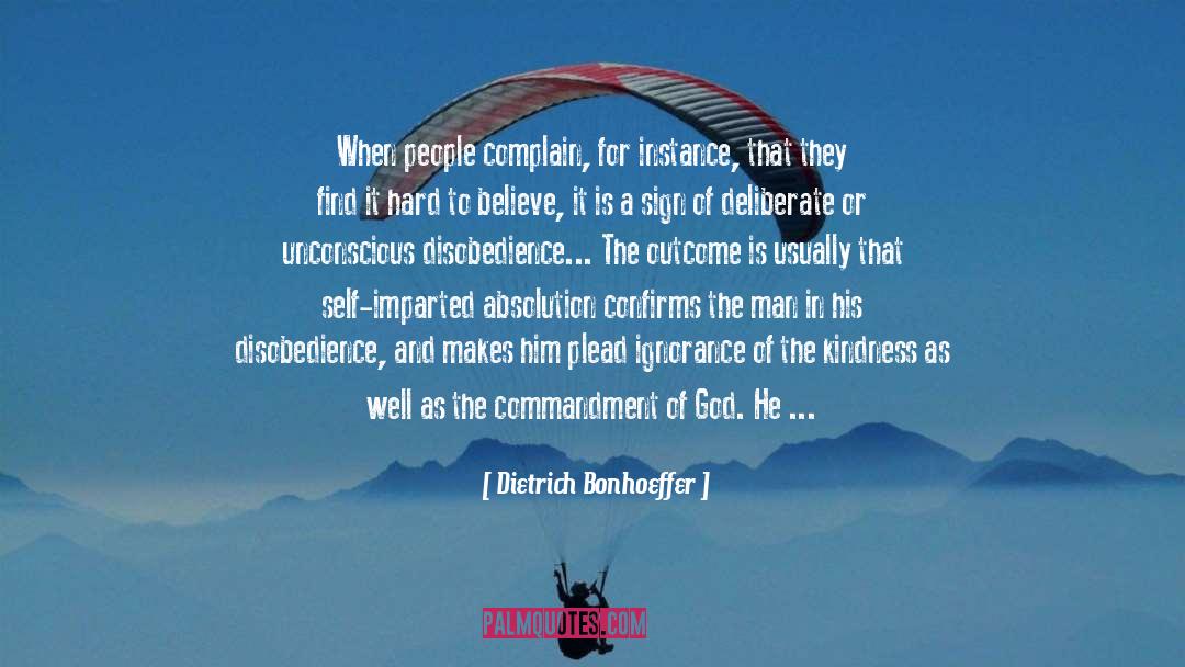 Commandment quotes by Dietrich Bonhoeffer