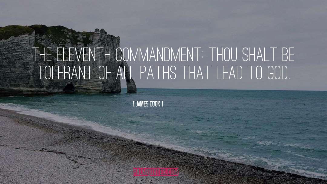 Commandment quotes by James Cook
