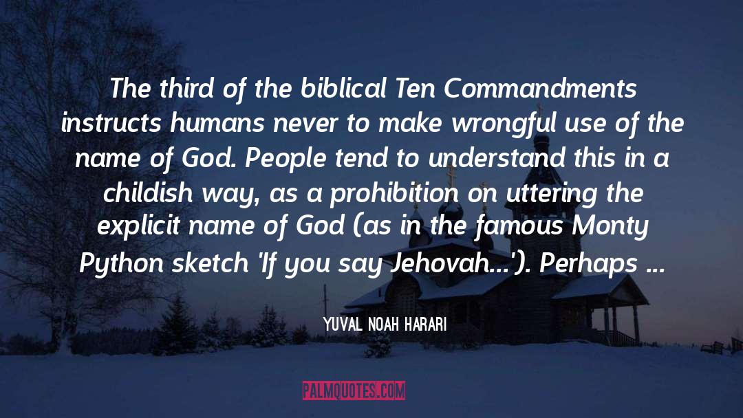 Commandment quotes by Yuval Noah Harari