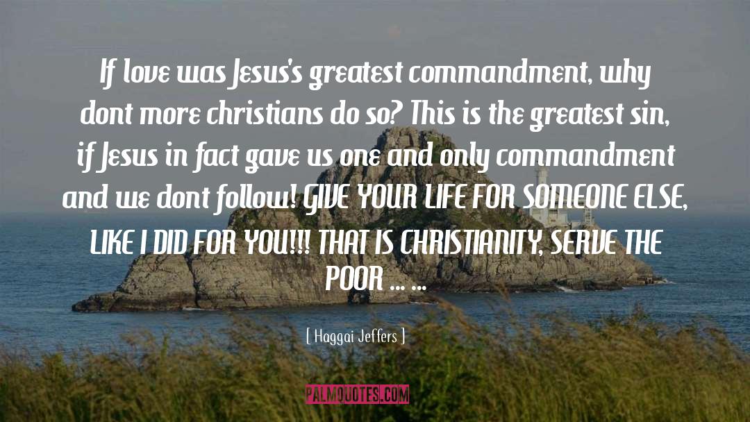 Commandment quotes by Haggai Jeffers