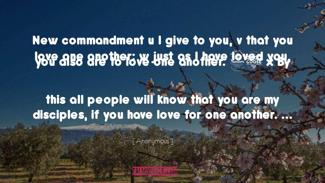 Commandment quotes by Anonymous