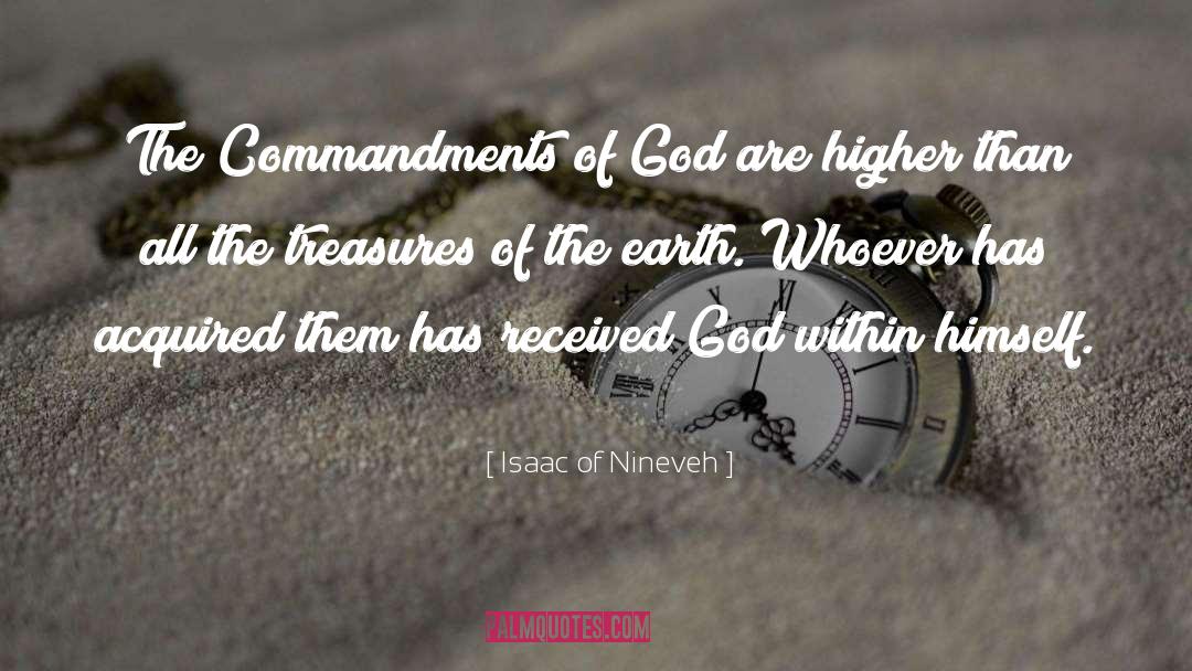 Commandments Of God quotes by Isaac Of Nineveh