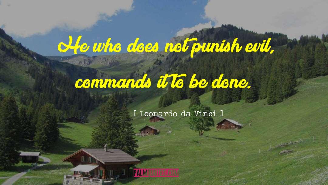 Commands quotes by Leonardo Da Vinci