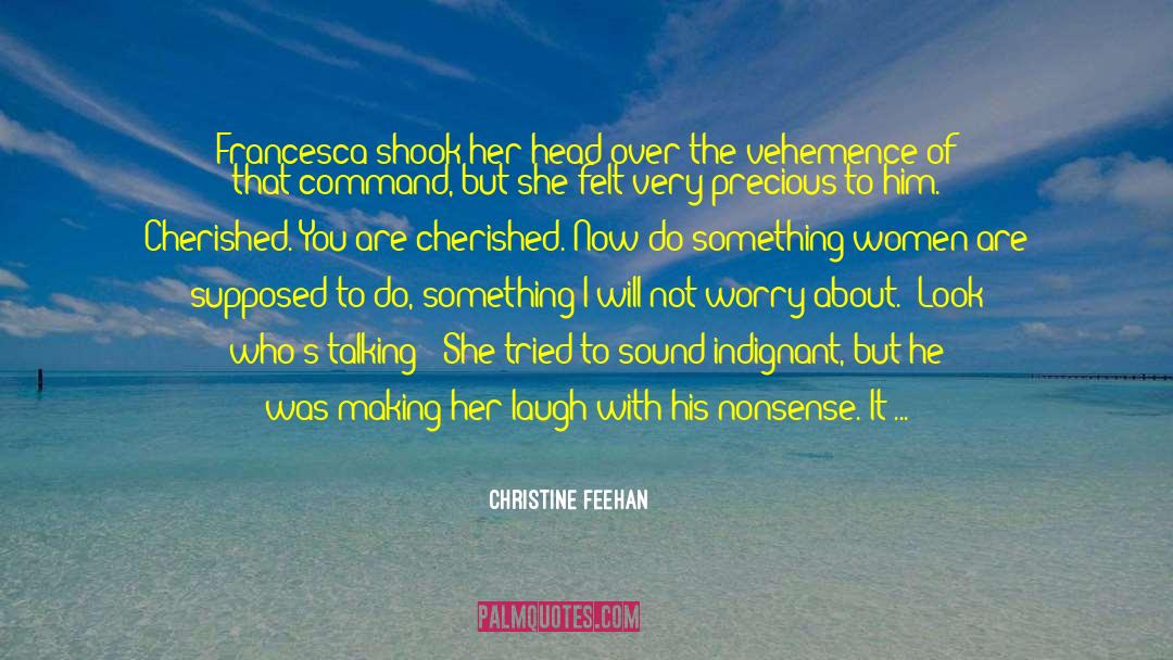 Commands quotes by Christine Feehan