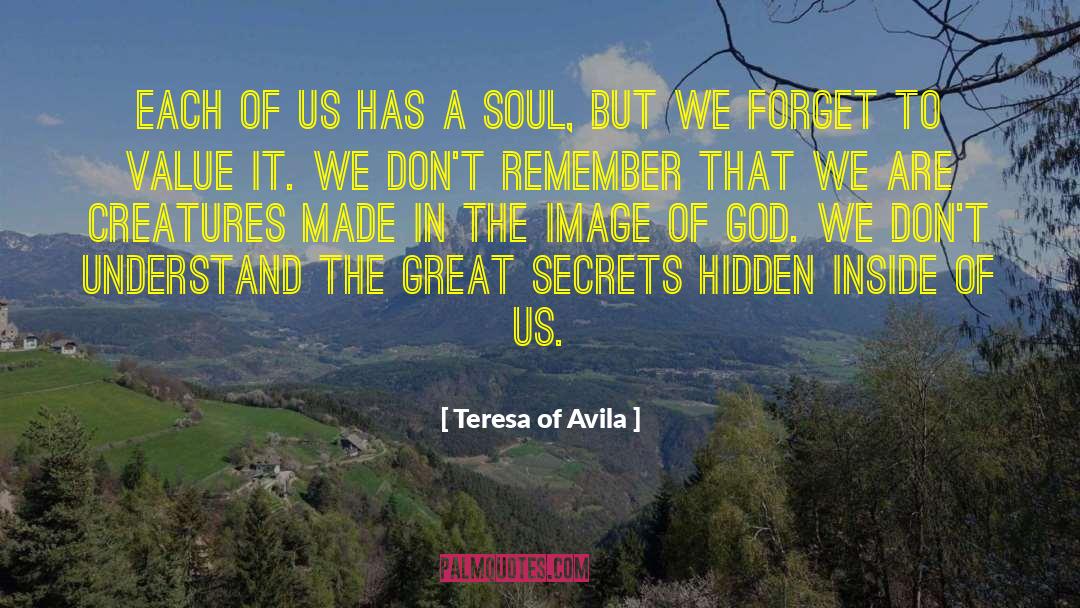 Commas Inside quotes by Teresa Of Avila
