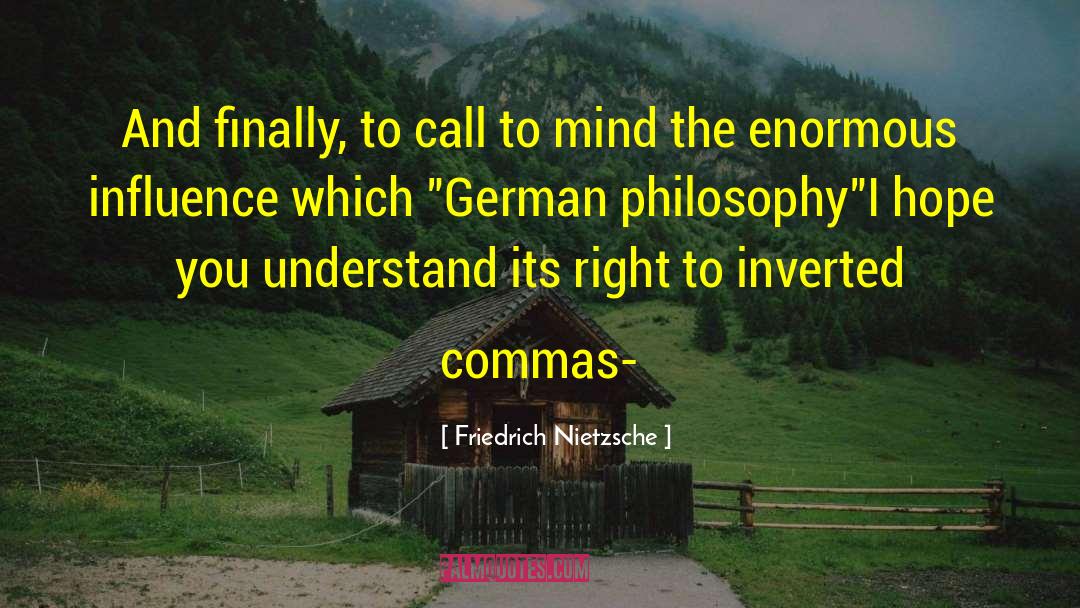 Commas quotes by Friedrich Nietzsche